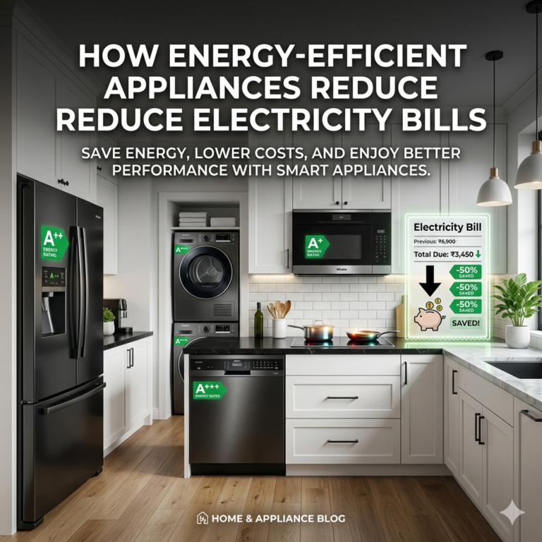 How Energy-Efficient Appliances Reduce Electricity Bills