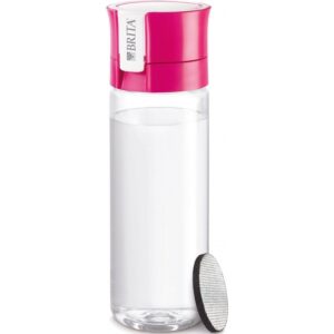 BRITA Water Filter Bottle Transparent, Pink - Naamaste London - 1
