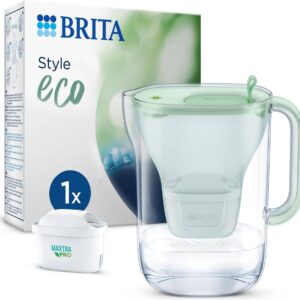 BRITA Style Eco Water Filter Jug Green, 1X MAXTRA PRO cartridge - Naamaste London Homewares - 1
