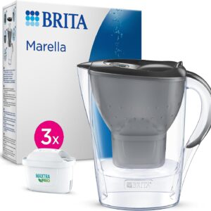 BRITA Marella Water Filter Jug Graphite with 3X MAXTRA PRO - Naamaste London Homewares - 1