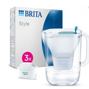BRITA Style Water Filter Jug Blue with 3X MAXTRA PRO - Naamaste London Homewares - 1