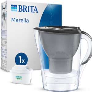 BRITA Marella Water Filter Jug, Graphite, 1X MAXTRA PRO cartridge - Naamaste London - 1