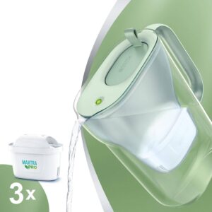 BRITA Style Eco Water Filter Jug Green with 3X MAXTRA PRO - Naamaste London Homewares - 1