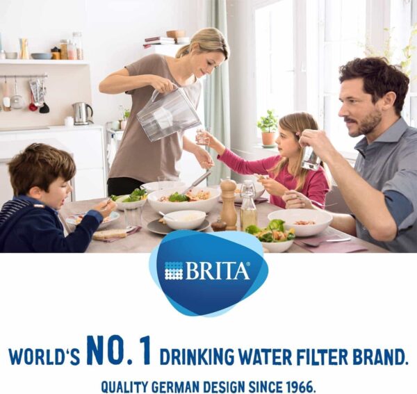 BRITA Marella Water Filter Jug White with 6X MAXTRA PRO - Naamaste London Homewares - 7