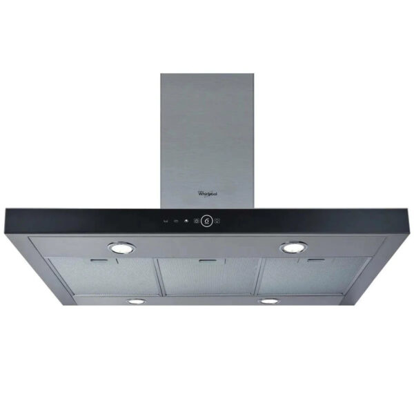 100cm Island Cooker Hood - Whirlpool AKR 504 IX - Naamaste London - 1