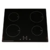 SIA 60cm Black Built In Double Oven, 4 Zone Induction Hob & Cooker Hood Extractor Fan - Naamaste London - 3