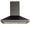 SIA 60cm Black Built In Double Oven, 4 Zone Induction Hob & Cooker Hood Extractor Fan - Naamaste London - 4