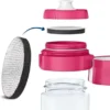 BRITA Water Filter Bottle Transparent, Pink - Naamaste London - 2