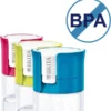BRITA Water Filter Bottle Transparent, Pink - Naamaste London - 7