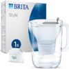 BRITA Style Water Filter Jug Grey, 1X MAXTRA PRO cartridge - Naamaste London - 1