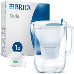 BRITA Style Water Filter Jug Blue, 1X MAXTRA PRO cartridge - Naamaste London - 1