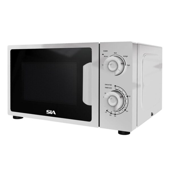 20L 700W White Microwave Oven - SIA FAM21WH - Naamaste London - 2