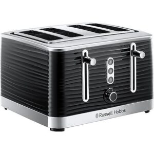 Russell Hobbs 4 Slice Toaster / Inspire, Black - 24381 - Naamaste London -1