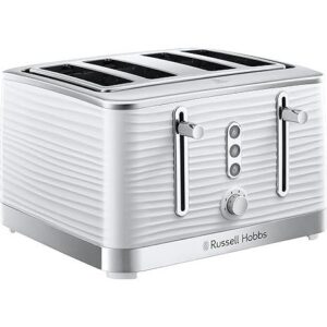 Russell Hobbs 4 Slice Toaster / Inspire, White - 24380 - Naamaste London -1
