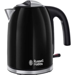 Russell Hobbs Electric Kettle Colours Plus Jet Black - 20413 - Naamaste London - 1