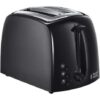 Russell Hobbs 2 Slice Toaster / Textures, Black - 21641 - Naamaste London - 1