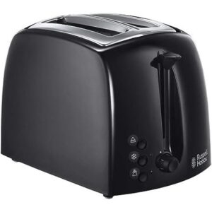 Russell Hobbs 2 Slice Toaster / Textures, Black - 21641 - Naamaste London - 1