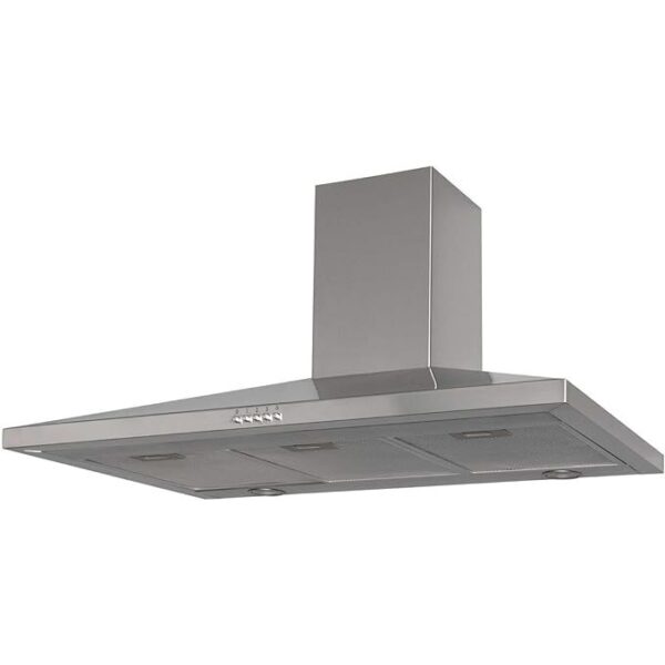 100cm Stainless Steel Chimney Cooker Hood - SIA CHL100SS - Naamaste London - 1