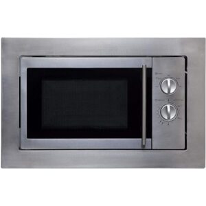 20L Stainless Steel Integrated Microwave Oven - SIA BIM10SS - Naamaste London - 1
