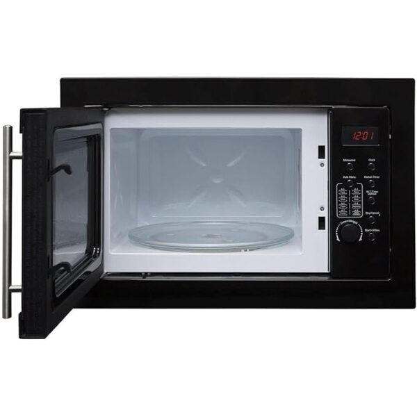 20L Black Integrated Microwave Oven - SIA BIM20BL - Naamaste London - 2