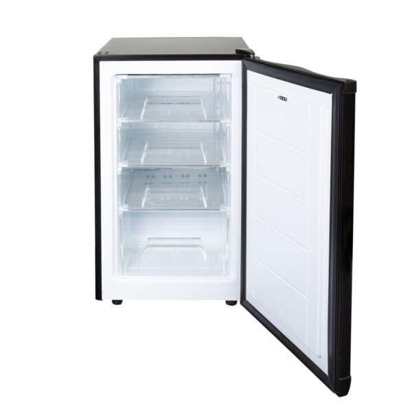 80L Black Under Counter Freezer, 50cm wide - SIA UCF50BL - Naamaste London - 2