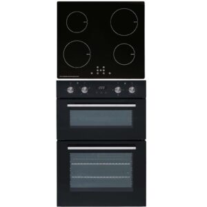 SIA 60cm Built In Electric Double Oven & 4 Zone Touch Control Induction Hob - Naamaste London - 1