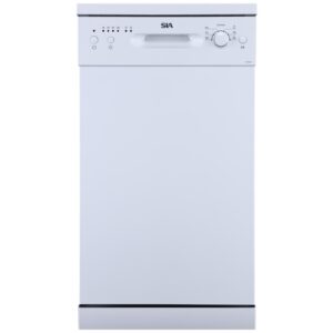 45cm Freestanding Slimline Dishwasher - SIA SFSD45W - Naamaste London - 1