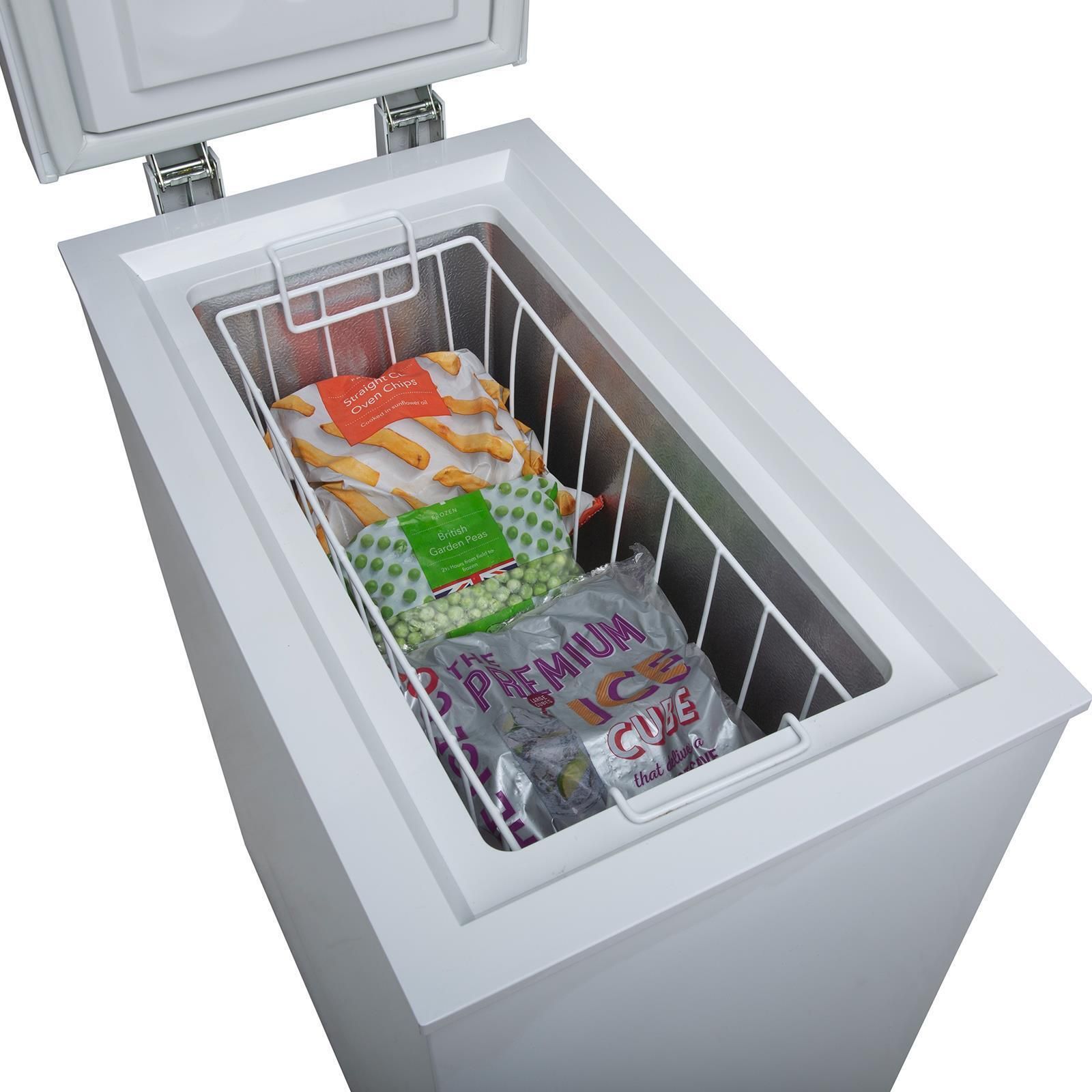 36cm White Slimline Chest Freezer - SIA CHF60W