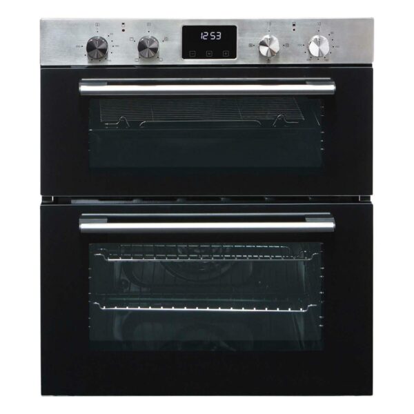 60cm Stainless Steel Built In Electric Double Oven - SIA DO111SS - Naamaste London - 2
