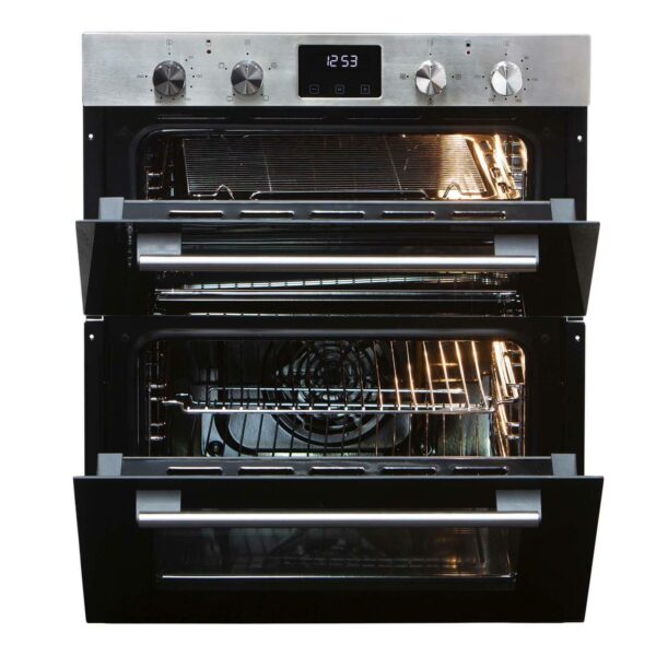 60cm Stainless Steel Built In Electric Double Oven - SIA DO111SS - Naamaste London - 6