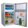 88L Grey Double Door Fridge Freezer - SIA UFF01SS - Naamaste London - 2