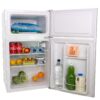 88L White Double Door Fridge Freezer - SIA UFF01WH - Naamaste London - 2