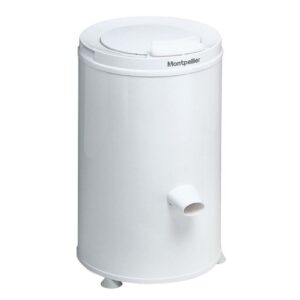 3kg White Gravity Spin Dryer - Montpellier MSD2800W - Naamaste London - 1