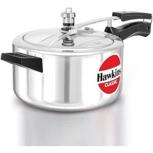 4 Litre Classic Pressure Cooker - Hawkins CL40 - Naamaste London -1