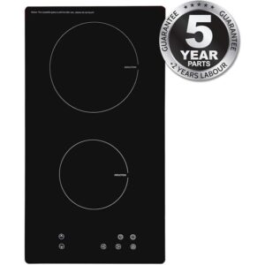 30cm 2 Zone Electric Induction Hob - SIA INDH30BL - Naamaste London - 1
