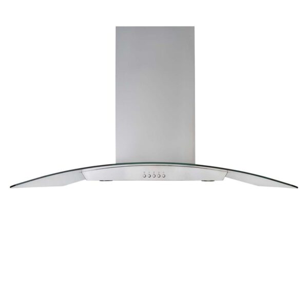 90cm Stainless Steel Island Cooker Hood - SIA ICH90SS - Naamaste London -1