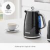 Morphy Richards Black Rapid Boil Kettle - 103010 - Naamaste London - 6