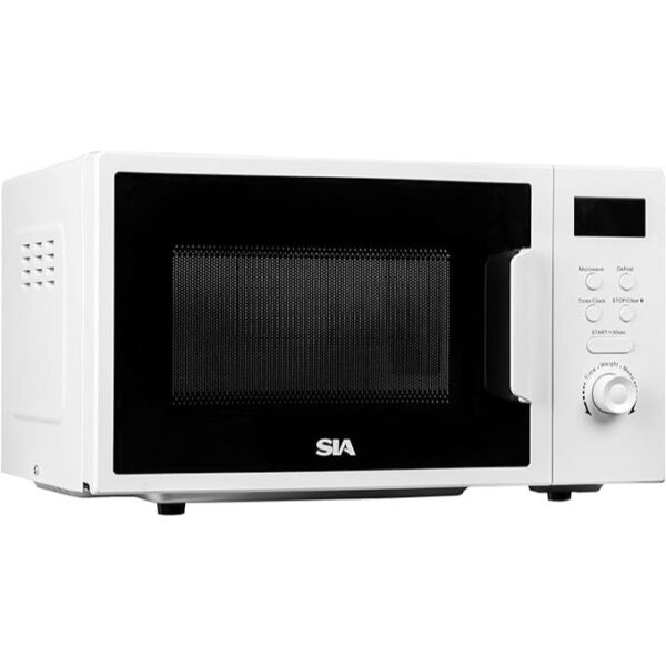 20L 700W White Digital Display Microwave Oven - SIA FDM21WH - Naamaste London - 2