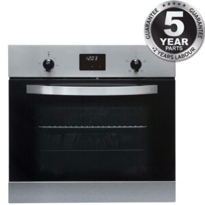 60cm Stainless Steel Built In Electric Oven - SIA SO112SS - Naamaste London - 1