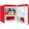 45L Red Retro Mini Fridge / Drinks Cooler - SIA RFM44R - Naamaste London - 2