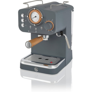 Swan Retro Espresso Machine / Grey - SK22110GRYN - Naamaste London - 1