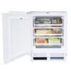 105L White Integrated Under Counter Freezer, 3 Drawer - SIA RFU103 - Naamaste London - 2