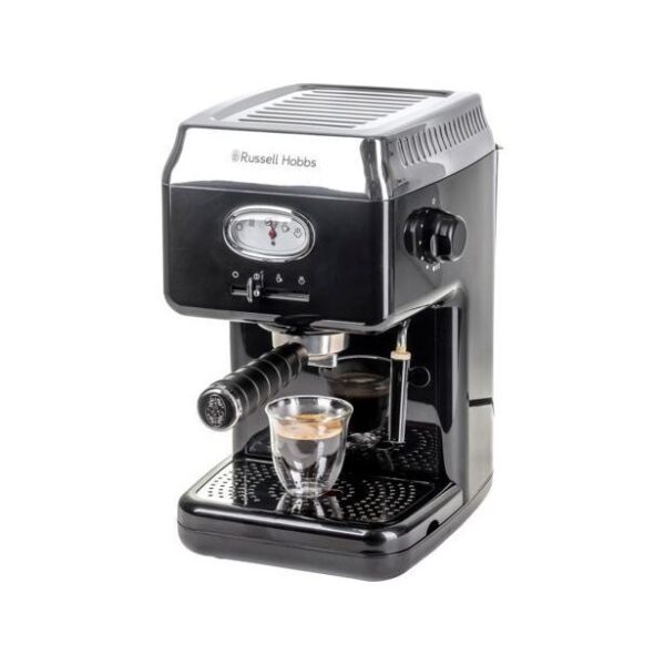 Retro Espresso Machine / Barista Style - Russell Hobbs 28251 - Naamaste London - 2