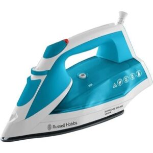 Russell Hobbs Supreme Steam Iron, Blue & White - 23040 - Naamaste London - 1