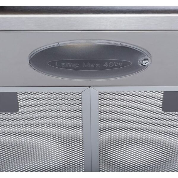 50cm Stainless Steel Kitchen Extractor Fan / Visor Cooker Hood - SIA STE50SS - Naamste London - 4