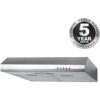 50cm Stainless Steel Kitchen Extractor Fan / Visor Cooker Hood - SIA STE50SS - Naamste London - 1