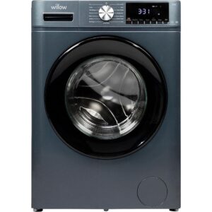 8kg Washing Machine Grey, Freestanding - Willow WWM81400IG - Naamaste London - 1