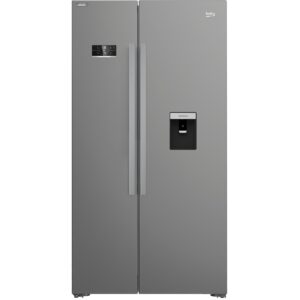 Beko American Fridge Freezer, Stainless Steel - ASD2341VX - Naamaste London Homewares - 1