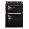 60cm Black Electric Built In Double Oven - Montpellier DO3570IB - Naamaste London Homewares - 1