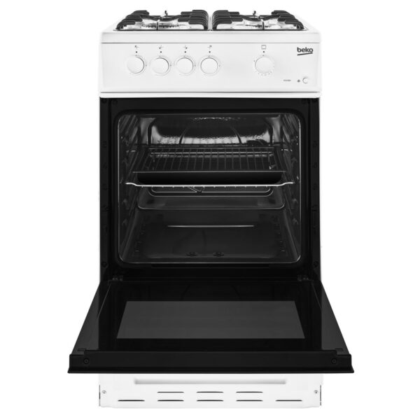 50cm Freestanding Gas Cooker with Gas Hob - Beko KSG580 - Naamaste London Homewares - 3